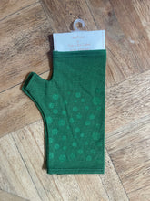 Load image into Gallery viewer, MERINO PRINTED BANDANA - Green with Green Spots
