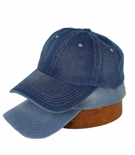 Load image into Gallery viewer, DENIM CAP - Dark Blue

