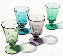 Load image into Gallery viewer, BEE WINE GLASSES - MULTI (SET OF 4)
