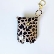 HAND SANITISER HOLDER - LEOPARD