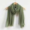 Load image into Gallery viewer, PLAIN AUTUMN SCARF - SOFT OLIVE GREEN
