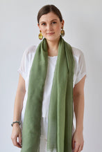 Load image into Gallery viewer, PLAIN AUTUMN SCARF - SOFT OLIVE GREEN
