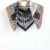 Load image into Gallery viewer, SILKY SQUARE MULTI PRINT SCARF - GREY/STONE/BLACK
