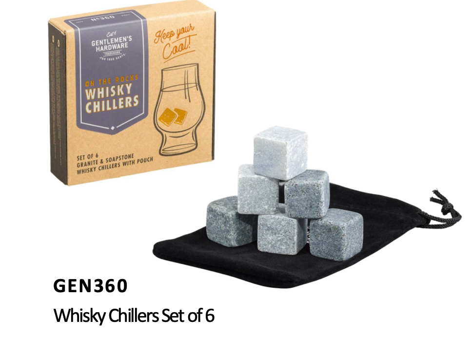 WHISKEY CHILLERS SET OF 6