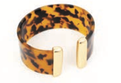 BRACELET - TORTOISESHELL & GOLD BRACELET