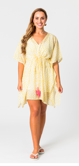 CANARY YELLOW SPOT - CAFTAN