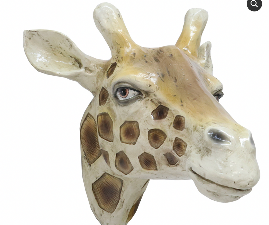 GIRAFFE WALL VASE - NATURAL