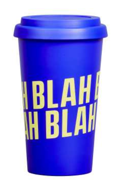 BLAH BLAH BLAH - TRAVEL MUG