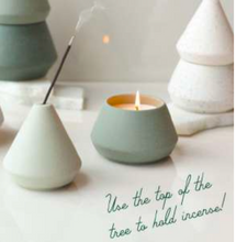 Load image into Gallery viewer, CYPRESS &amp; FIR GLASS INCENSE STICKS IN GLASS JAR - 100 STICKS
