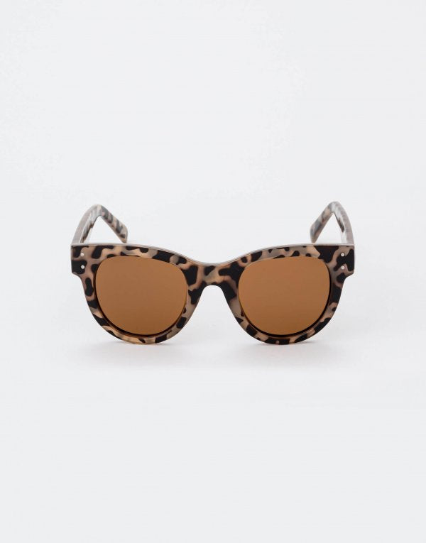 STELLA+GEMMA - SUNGLASSES - LEOPARD BROWN TUNIS