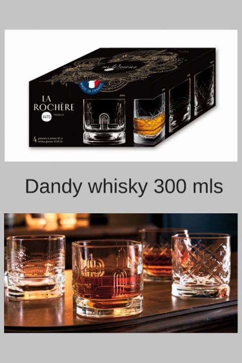 GLASSWARE LA ROCHERE - WHISKEY DANDY SET